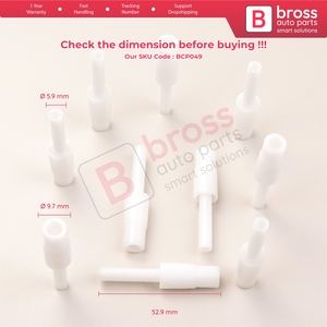 BCP049 10 Piezas de Cuerda de Repuesto para Mecanismo de Elevalunas Tipo BCP049 - Product Image 5