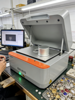 Espectrómetro XRF de Sobremesa Aurispec con Bomba de Vacío Externa No Destructiva EDX-V61G Amptek SDD Analizador de Gemas 0-50eV Zafiro
