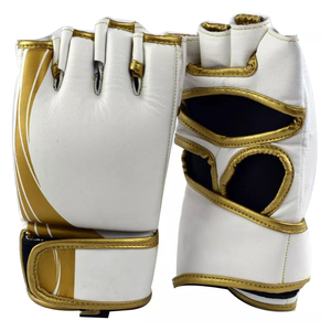 Guantes de MMA para Grappling Hechos a Medida, Guantes de MMA de Alta Calidad para Entrenamiento de Combate Profesional, Guantes de Boxeo de Cuero PU de 8oz y 12oz - Product Image 1