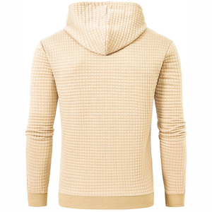 Sweat à capuche élégant et confortable en coton doux pour hommes, sweat-shirt à fermeture éclair complète pour sports, gym, superposition, impression numérique, équipement de sport d'hiver - Product Image 6