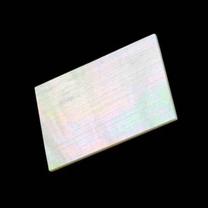 Feuilles de pierres précieuses naturelles carrées fabriquées à la main en nacre coquillage sculpté dans une utilisation de souvenirs de style nautique - Product Image 3