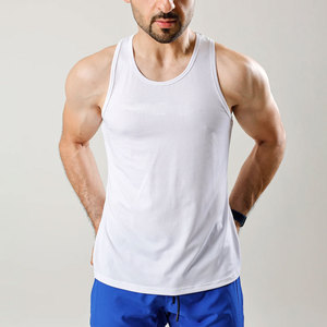 Camiseta sin Mangas para Hombre, de Alta Calidad, Ajuste Holgado, Tejida, para Gimnasio, Fitness, Estilo Casual - Product Image 1