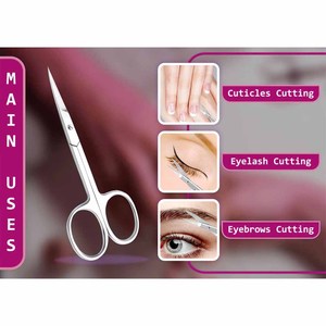 Tijeras para cutículas de acero inoxidable con punta extra afilada - Product Image 6