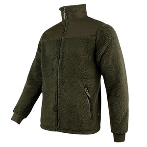 Veste en polaire sherpa pour homme, service OEM, Gen2, olive foncé, prix d'usine, veste d'hiver chaude de luxe pour homme - Product Image 2