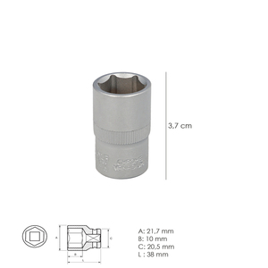 Chiave a Bussola Esagonale 1/2" 16 mm. - Product Image 2