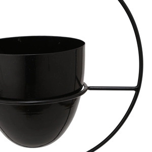 Black Versatile Planters With Chain Ideal for Both Small and <b>Large</b> Plant Decorative Planters Enhance Your Home or Garden Decor - Product Image 3