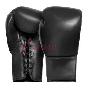 Guantes de boxeo de agarre profesionales personalizados de alta calidad de 6oz, guantes de entrenamiento ganadores de mejor rendimiento, cuero barato MMA - Product Image 4