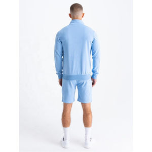 Conjunto Premium de Pantalones Cortos con Sudadera con Capucha para Hombre, Conjunto de Pantalones Cortos y Sudadera con Capucha de Algodón en Blanco al por Mayor para Hombre, Color de Contraste - Product Image 2