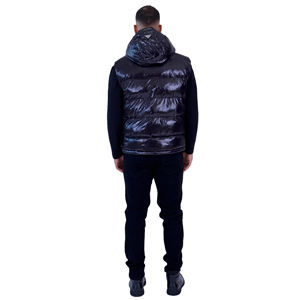 Chaleco para Hombre 2025, Chaqueta Acolchada sin Mangas con Capucha, Ligera, Impermeable, de Algodón, Abrigada y Gruesa para Otoño e Invierno - Product Image 5