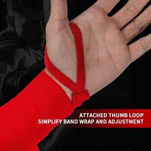 Enveloppes à main de boxe 3.5M 4.5M pour gants intérieurs Muay Thai MMA, support de poignet, protection des articulations et équipement d'entraînement - Product Image 5