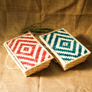 Paniers cadeaux en bambou colorés pour la décoration du festival de la mi-automne Boîte-cadeau de vacances Tet pour gâteau de lune King Craft Viet FBA Amazon - Product Image 4