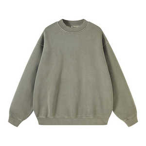 Boxy fit 100% coton polaire pull sweat streetwear fabricants de vêtements haute qualité vêtements d'hiver hommes sweats - Product Image 3