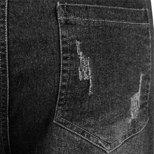 New Professional Quality 100% Cotton <b>Black</b> Woman's Denim <b>Shorts</b> Casual Style,Eco-Friendly Distressed Style <b>Shorts</b> For Women's - Product Image 5