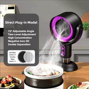 Portable Wireless 2-Speed 4.5m/min Range <b>Hood</b> <b>Kitchen</b> BBQ Strong Suction Smoke Exhaust Oil Fume Separation Filtration Durable - Product Image 6