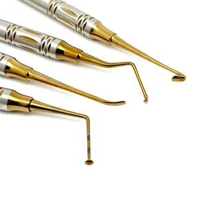 4 pièces de bouchons d'implant dentaire sinusal manuels en acier inoxydable de haute qualité certifiés CE de classe I, instruments chirurgicaux de base - Product Image 6