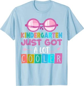 T-shirt décontracté pour hommes avec motif de lunettes de soleil roses, à manches courtes, col rond, en coton jersey - Product Image 2