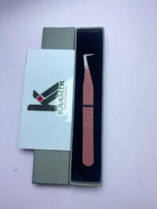 Pince à épiler professionnelle multi-couleur enduite d'extension de cils de vente chaude en gros avec boîte personnalisée dans notre usine - Product Image 5