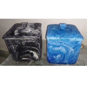 ถังน้ำแข็งสีสังกะสีพร้อมสีและการออกแบบใหม่เครื่องทำความเย็นไวน์ปาร์ตี้พร้อมเชือกเรซิ่นเครื่องดื่มอ่างน้ำแข็งสำหรับงานปาร์ตี้ - Product Image 1