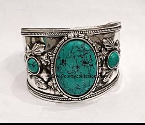 Wholesale Turquoise Jewelry Women Fashion Brass <b>Bangles</b> for Gifting Use GC-BL-295 Available at Wholesale Price for Export - Product Image 1