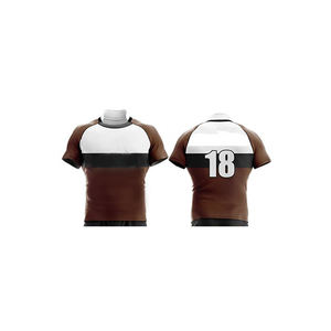 Conjunto de Uniforme de Rugby para Hombre, Tallas Grandes, Transpirable, Diseño Personalizado, Jersey Sublimado con 100% Poliéster para Jugadores de Rugby - Product Image 6