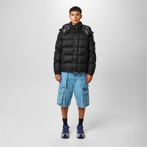 Veste d'hiver à capuche personnalisée à logo tendance, avec fermeture éclair sur le devant, couleur unie, veste matelassée pour homme, streetwear - Product Image 5