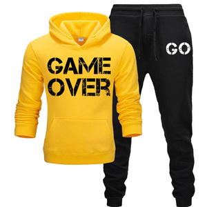 Conjunto de chándal deportivo para hombre de tela de poliéster ecológico de último diseño tamaño personalizado precio razonable de moda - Product Image 3