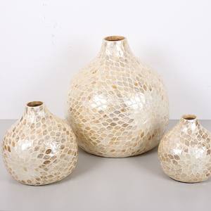 Jarrón Decorativo de Mosaico de Nácar Premium, Proveedor de Vietnam, OEM ODM, Decoración del Hogar, Florero, Elegante Artesanía de Concha Hecha a Mano - Product Image 6