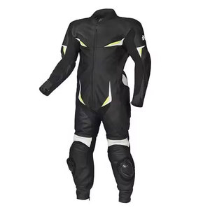 Combinaison de course en cuir pour moto, design personnalisé, respirante, imperméable, coupe-vent, anti-UV, séchage rapide, unisexe - Product Image 3