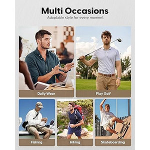 Mens <b>5</b>/7 <b>Inch</b> <b>Inseam</b> Casual Classic Fit Quick Dry Sports <b>Shorts</b> with Multi Pockets Lightweight Breathable Outdoor Running Gym - Product Image 5