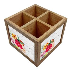 Soporte de descanso de cuchara de madera hecho a mano más vendido, la mejor calidad para cubiertos de cocina y soporte para servilletas con diseño impreso - Product Image 3