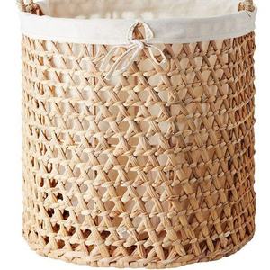 A saisir! Panier de rangement en jacinthe d'eau tissé à la main panier de rangement en feutre - Product Image 1