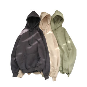 Custom logo 100% cotton <b>men</b> pullover hoodie sweatshirts <b>jogger</b> clothing blank oversize hoodie - Product Image 6