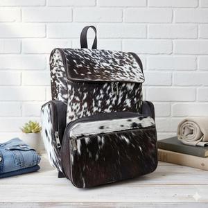 Vintage Handmade Hair On Cowhide Leather Backpack Travel School <b>Bag</b> Fashion Durable Backpack for Women Men Premium LHBP-0067 - Product Image 6