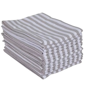 100% Cotton Golf Stripe Pattern Kitchen <b>Towel</b> Quick-Dry and Sustainable for Home Use <b>Blue</b> Checkered Woven Technics - Product Image 1