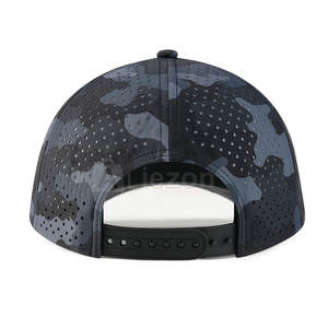 Casquette de golf imprimée avec logo personnalisé et panneaux en maille Casquette de golf avec bandeau respirant à sangle réglable pour le sport - Product Image 2