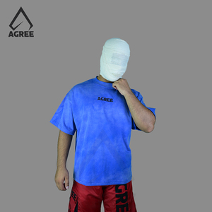 เสื้อทีเชิ้ตผู้ชายทรงโอเวอร์ไซส์ผ้าคอตตอนผ้า100% แห้งเร็วแขนสั้นพิมพ์ลายดิจิตัลโลโก้ออกแบบได้ตามต้องการ - Product Image 3