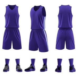 Ensemble d'uniformes de basketball pour jeunes, maillots de basketball personnalisés - Product Image 3