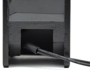 Ventilador de Pared Eléctrico de 92x38mm con Flujo Axial Vertical, 42-49 CFM, Carcasa de Aluminio Fundido, Motor de Polo Sombreado, Ventilación de Plástico - Product Image 4