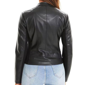 Hot Selling Stylish Breathable Cotton Filled Finished Customizable Leather <b>Jackets</b> for Women Fashion Wear women's <b>jacket</b> 2026 - Product Image 2