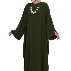 Wholesale Cashmere Applique <b>Abaya</b> Muslim Dress for Women Long Sleeve <b>Prayer</b> Clothing Middle East 1000 Pcs In-Stock - Product Image 1