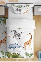 Parure de lit 4 pièces en molleton chaud 100 % coton pour adultes, motif animaux 3D, 400 fils, toutes saisons, couleur et design personnalisables, en laine