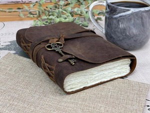 Diario de cuero genuino A5 personalizado, Organizador con grabado personalizado, logotipo personalizado, diario espiral hecho a mano, regalo, caja embalada para hombres y mujeres - Product Image 2