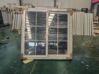Ventanas Corredizas de PVC UPVC de Estilo Moderno a Precio Económico, con Vidrio Templado de Seguridad, Diseño de Rejilla y Mosquitera
