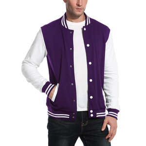 Veste universitaire décontractée personnalisée pour hommes, veste universitaire cool pour hommes, veste bomber universitaire pour hommes - Product Image 4