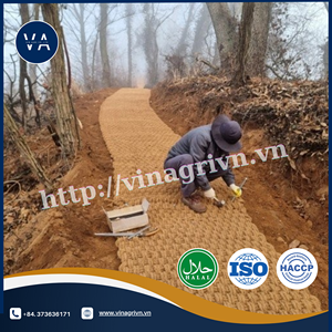 VENTE EN GROS COIR MAT DE 100% FIBRE DE NOIX DE COCO FORME VIETNAM MATIÈRE PREMIÈRE DE HAUTE QUALITÉ COCONUT COIR - Product Image 4