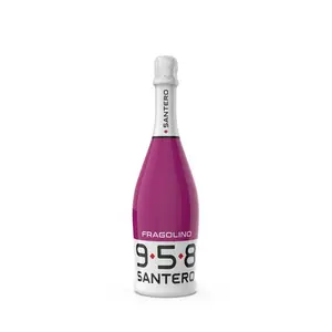 958 SANTERO FRAGOLINO, sweet, sparkling cocktail, 750 ml, 25.36 oz, alcohol percentage 6,5%, a bouquet of floral scents