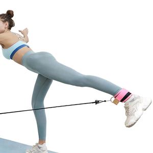 Correas de tobillo personalizadas, correa de polea para pierna y muslo, equipo de Fitness, cuerda de tracción, correas para glúteos y tobillos - Product Image 6