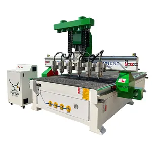 39% off!! high efficiency wood carving machine multihead cnc router with 6 spindles