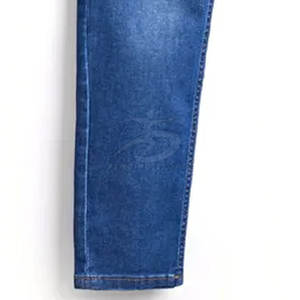 <b>High</b> Quality Customizable Logo <b>Men's</b> Casual Mid <b>Waist</b> Button Fly Eco-Friendly Breathable <b>Jeans</b> Pants Lightweight Top Selling OEM - Product Image 5