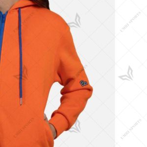 Sudadera con Capucha Personalizada de la Universidad Florida A&M (FAMU), Bordada, con Cierre, de Forro Polar Térmico para Invierno, para Hombre, Estilo Griego - Product Image 4